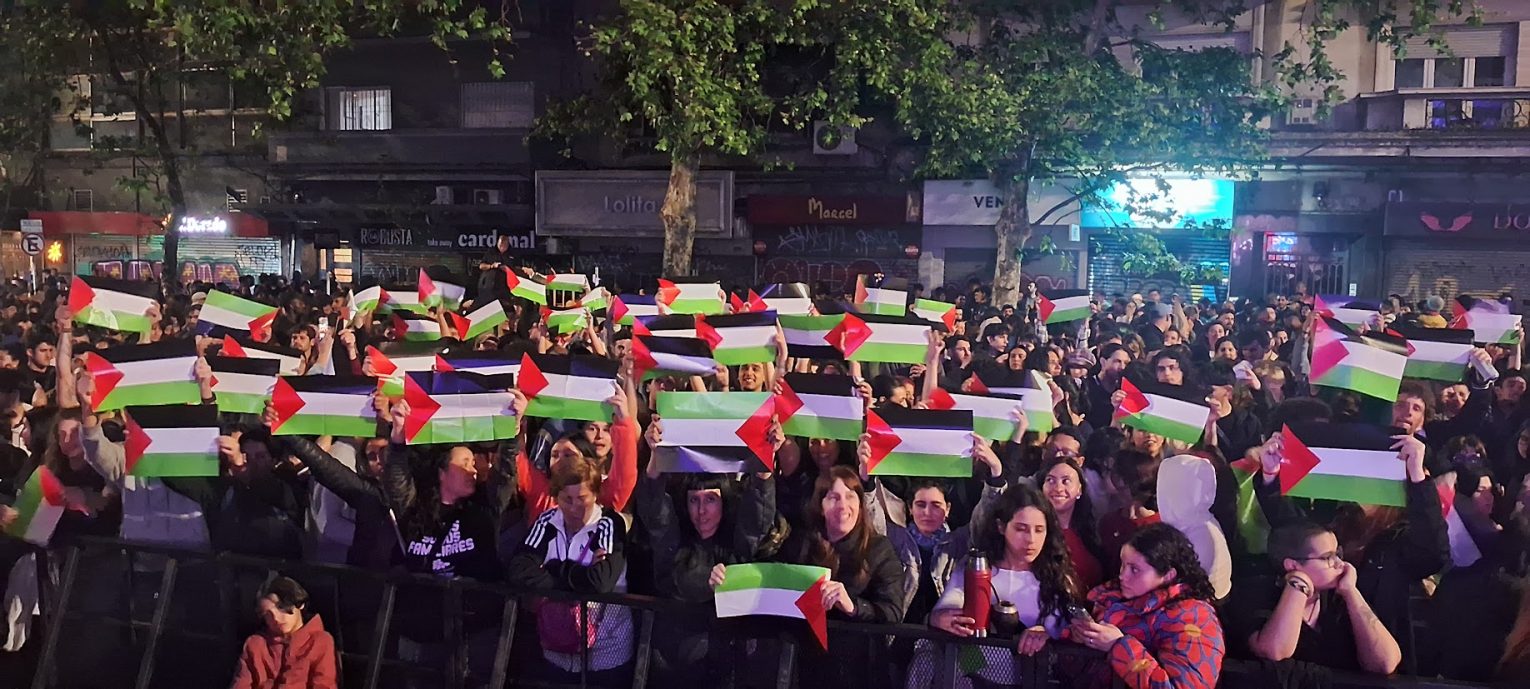 Paramos para acompañar la marcha por Palestina