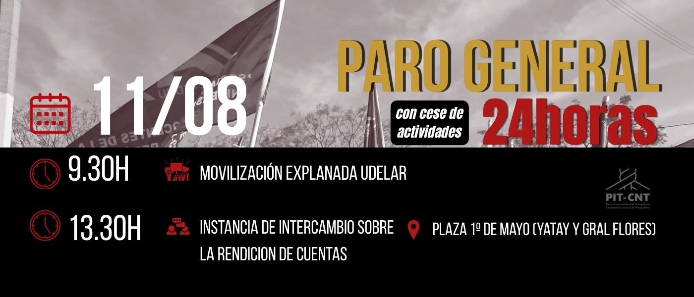Sin transformaciones no hay avances. El 11 de agosto nos movilizamos.